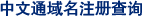 中文域名注冊查詢